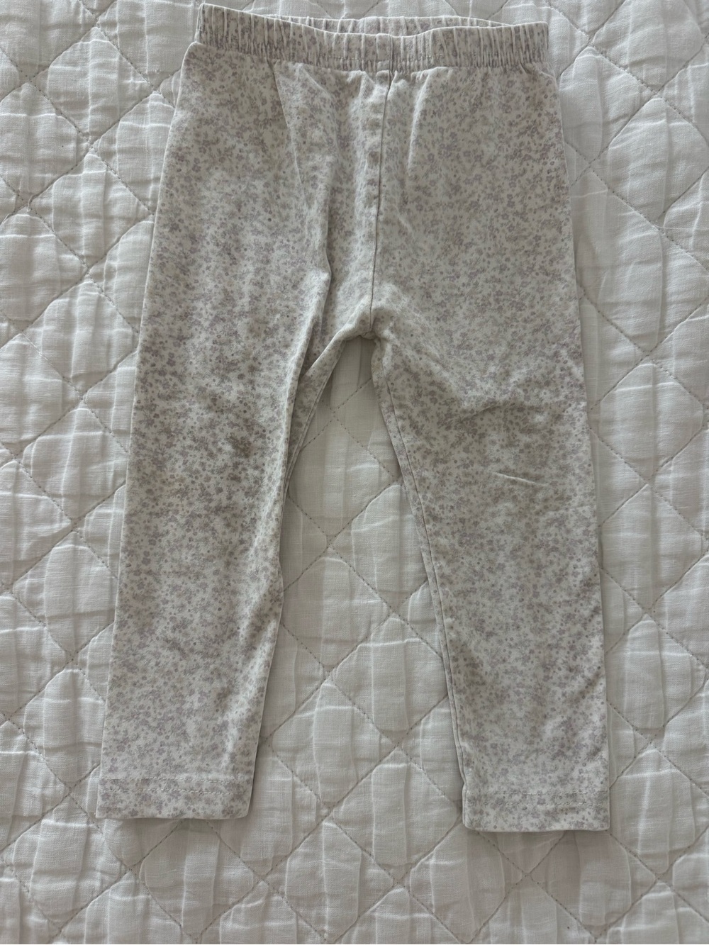 Jamie Kay Cream Floral Baby Leggings